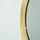 Round brass mirror by Sergio Mazza for Artemide 1960s