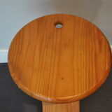 Folding pine stool in 70s