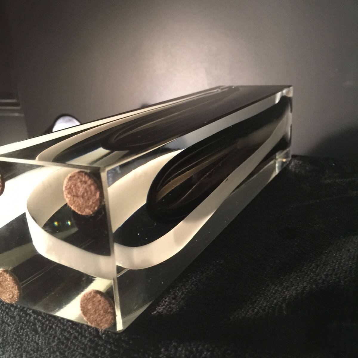 FLAVIO POLI for SEGUSO Vetri d'arte, Multi-layered glass vase, Murano, circa