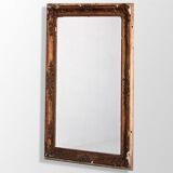 Miroir Restauration stuc doré rectangle 137 x89 cm