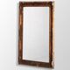 Mirror restoration Golden stucco rectangle 137 x 89 cm