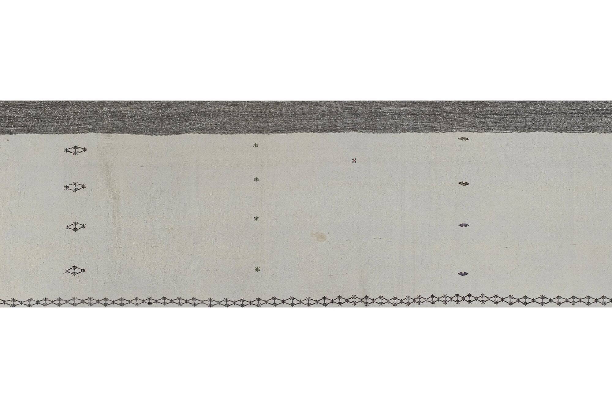 Tapis de couloir turc vintage 95x320 cm