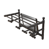 Turn of the century ebonised coat hooks