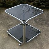 Rolling coffee table 70s