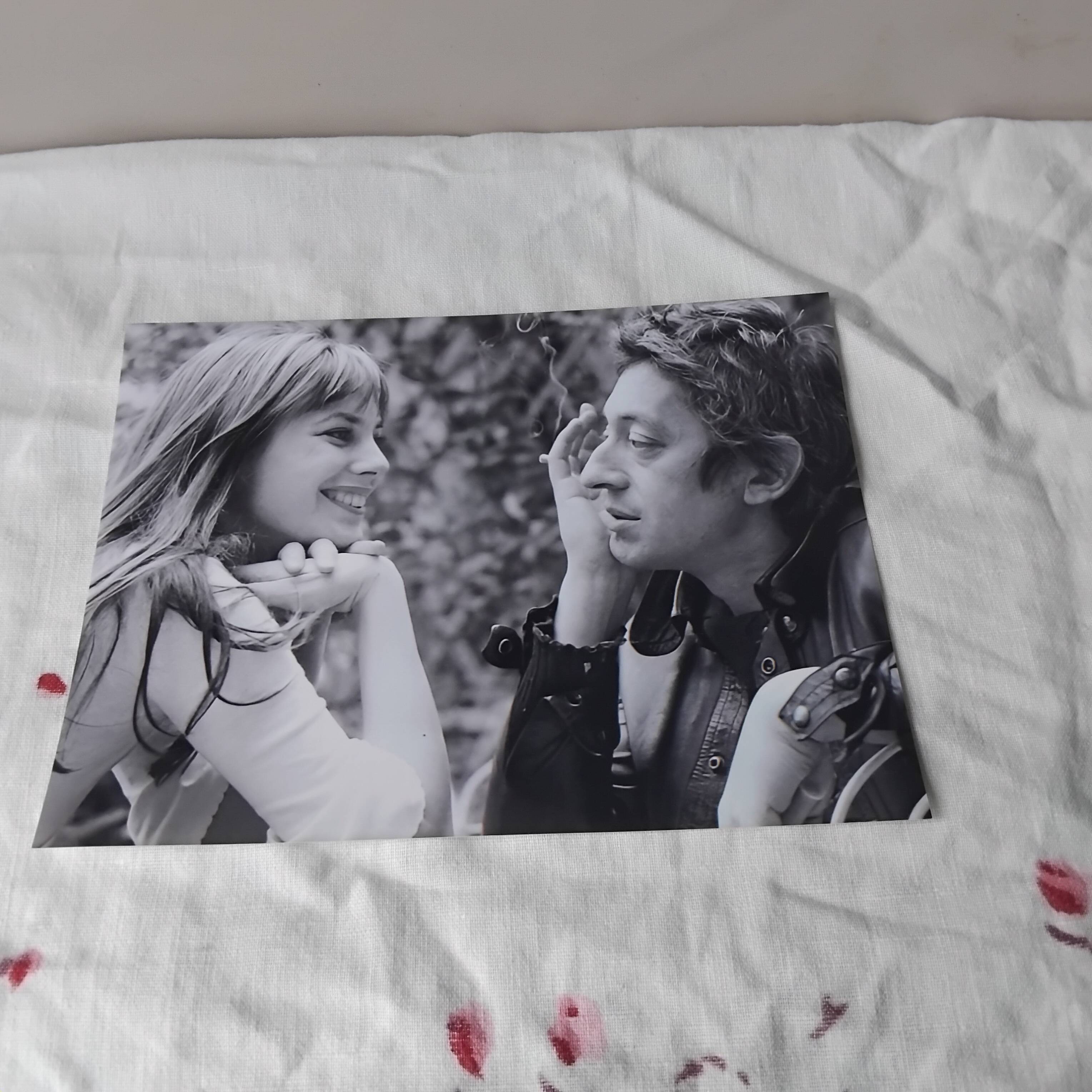 Photo Kodak Jane Birkin et Gainsbourg