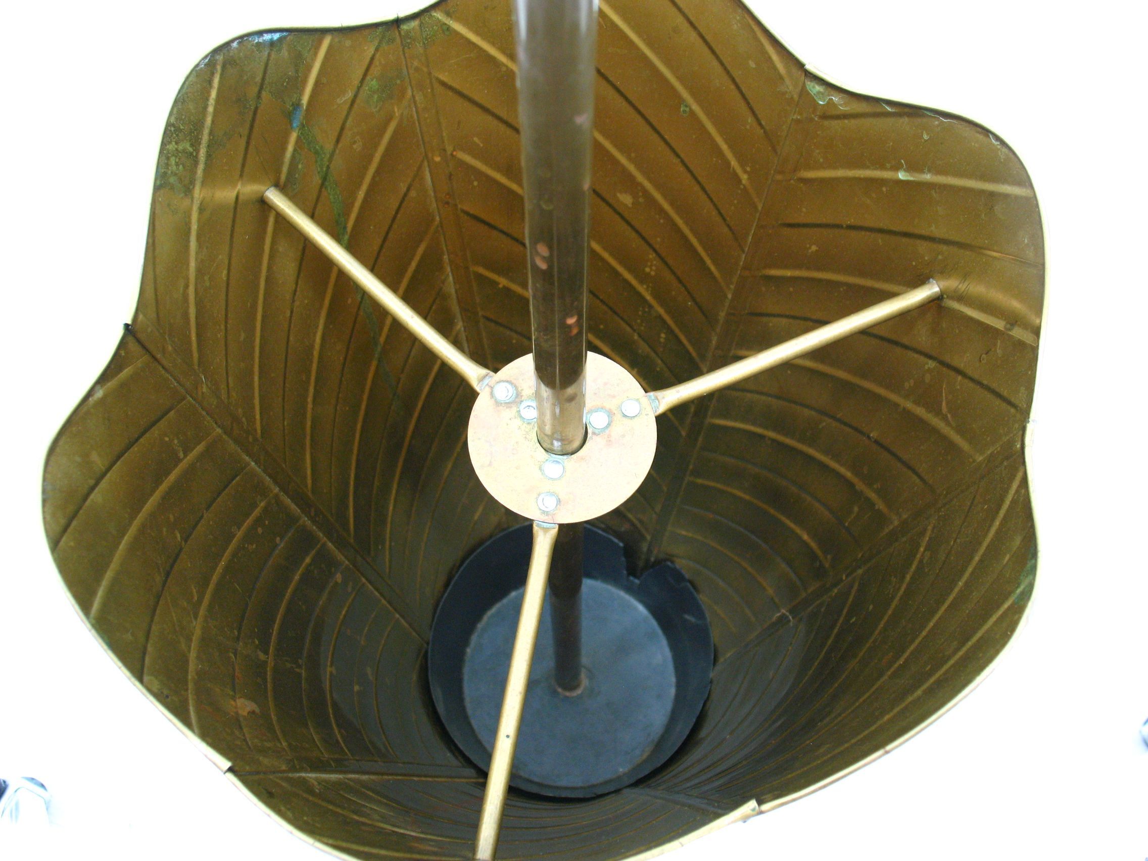 Vintage umbrella stand in metal, 1970s