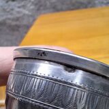 Late 19th century silver egg cup