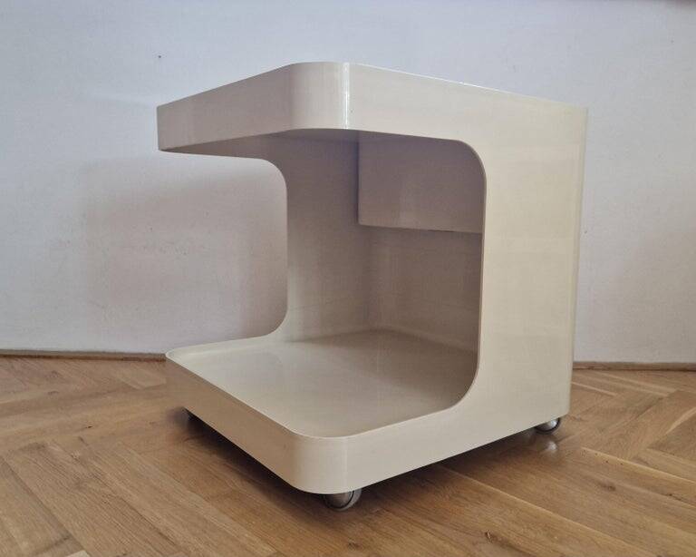 Midcentury Side Table, GAME, Marcello Siard for Longato, Italy, 1970s