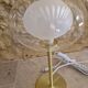 Lampe verre et laiton
