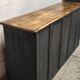 Gray patina bar counter trade furniture