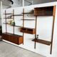 A wall unit with 4 compartments by Poul Cadovius, Denmark, 1960s.