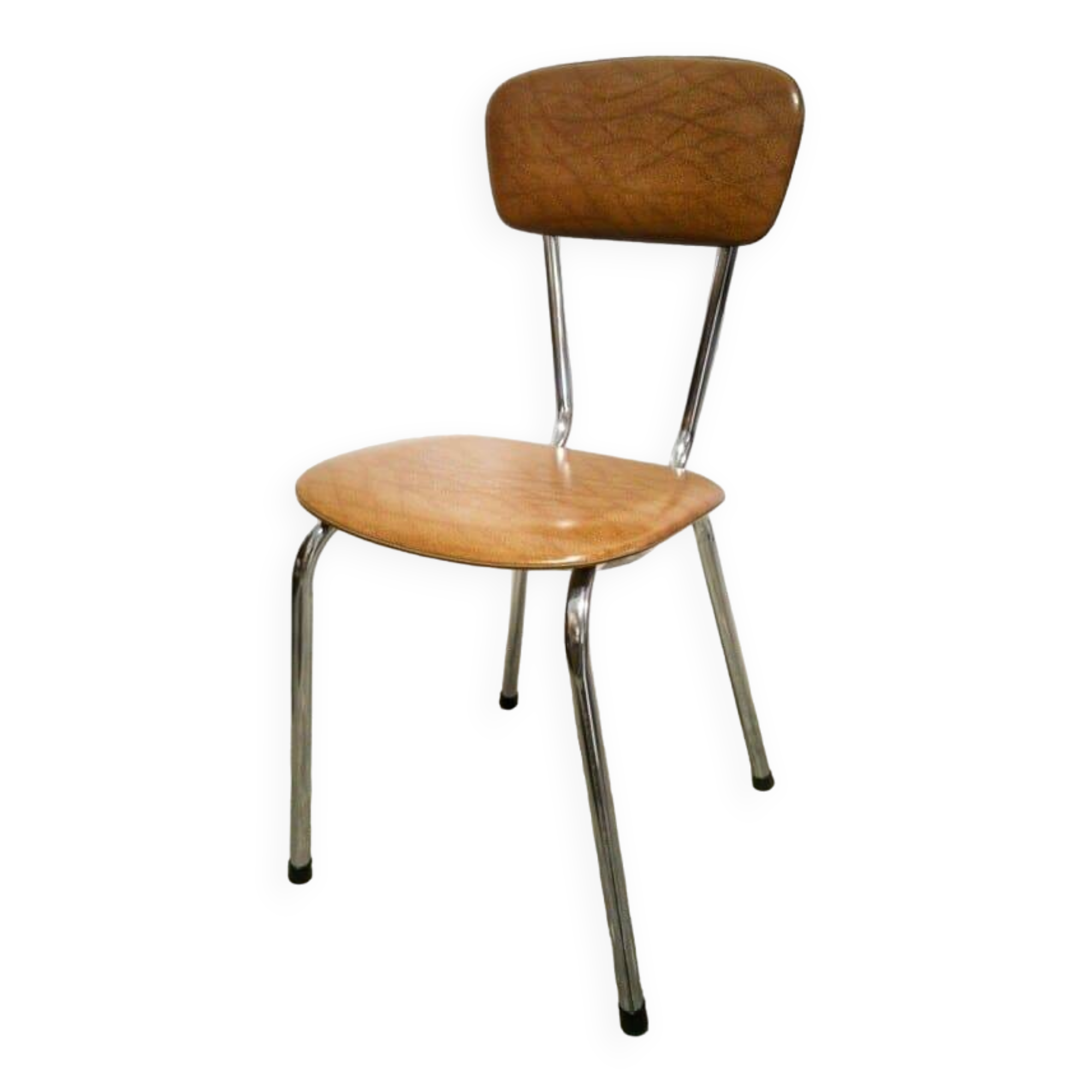 Vintage chrome and skai chair