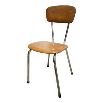 Vintage chrome and skai chair