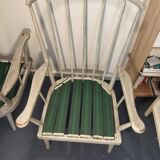 Paire de fauteuils Baumann éventail