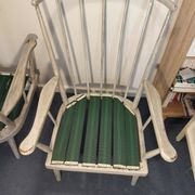 Pair of Baumann fan armchairs