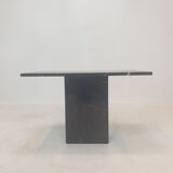 Table basse en marbre italien, années 1980