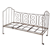 Old wrought iron bench