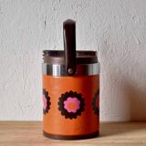Vintage Brabantia ice bucket - Patrice floral decor - Netherlands