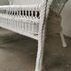 Wicker bench, rattan