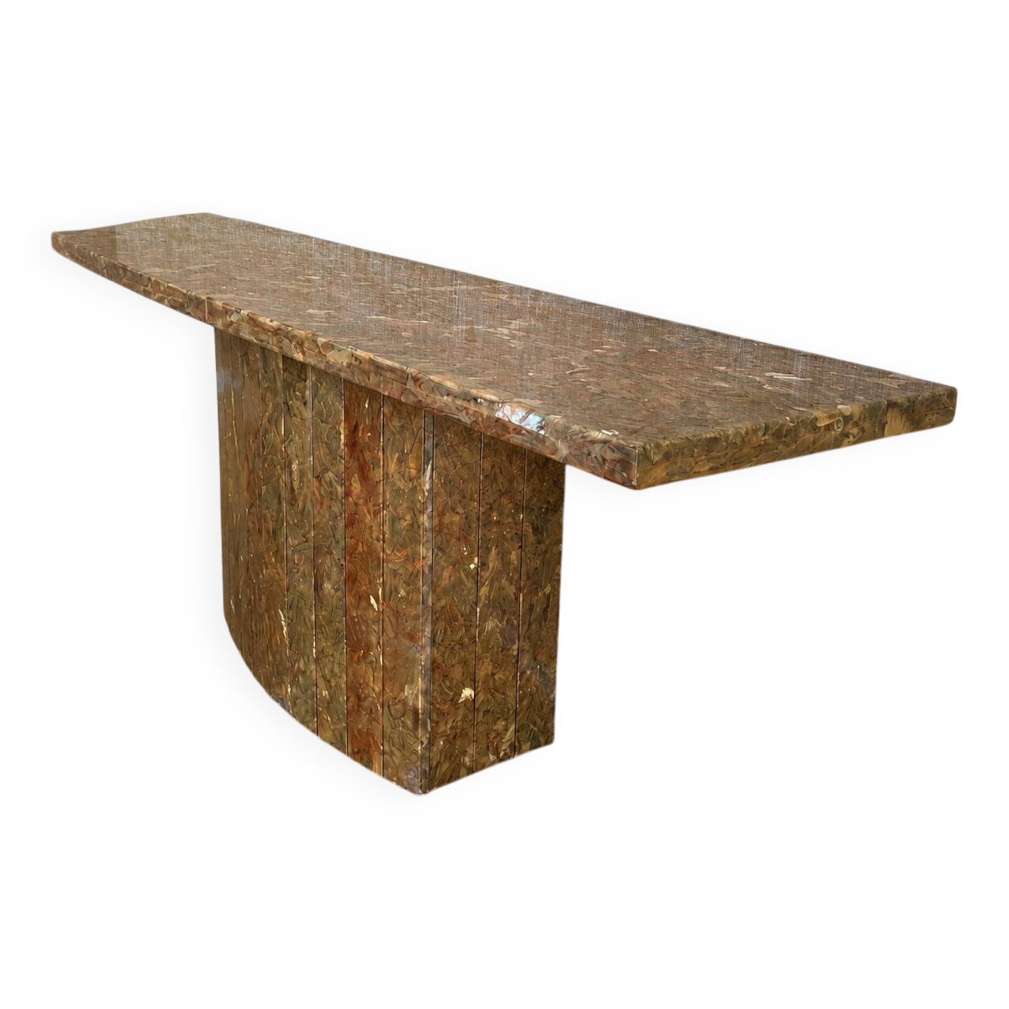 Resin console design – Contemporary work inspired by Italian style
