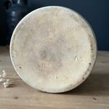 Old earthenware butter dish