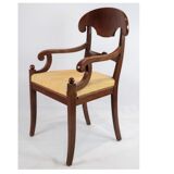 Paire de fauteuils en acajou 1860