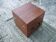 Old instrument box kV 0-25 / R33 porcelain-insulators