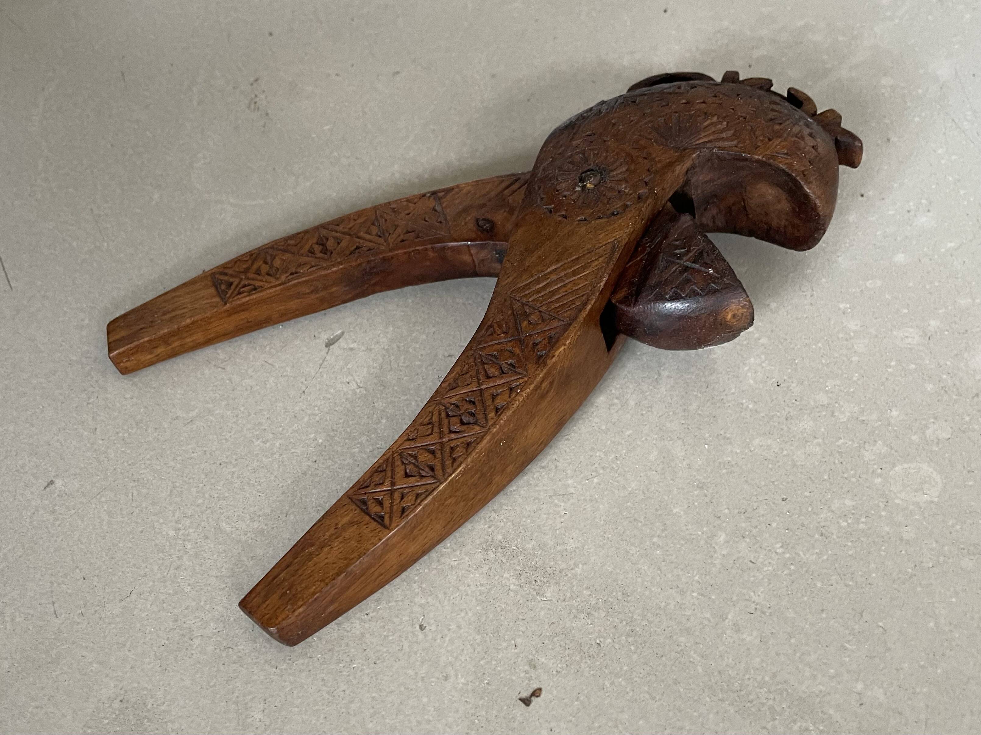 Old wooden nutcracker / Folk art