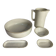 Ceramic bathroom set - Set of 5 pieces - Céranord St-Amand