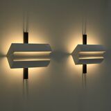 Ensemble de 2 appliques Stria par Ernesto Gismondi pour Artemide, années 1980 Italie.