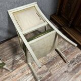 Paire de fauteuils style Louis XVI en bois laqué circa 1850 (B)