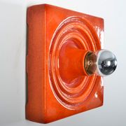 Ceramic Fat Lava Wall Lamp From Hustadt Leuchten, 1970s