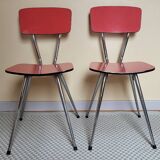 Set of 2 Formica chairs