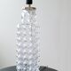 Rare Midcentury Modern crystal bubble table lamp by Orrefors Carl Fagerlund.