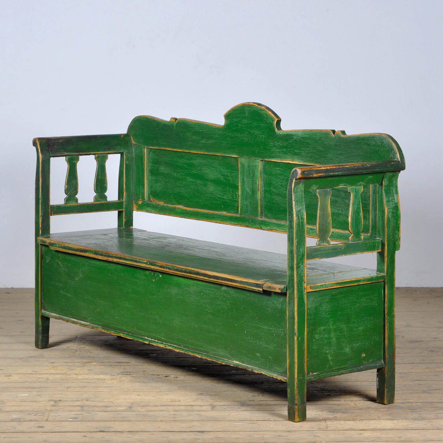 Antique Pine Bench, 1930s