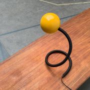 Vintage cobra snake table lamp