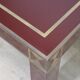 Vintage Jean-Claude Mahey coffee table in lacquered wood and brass, 1970