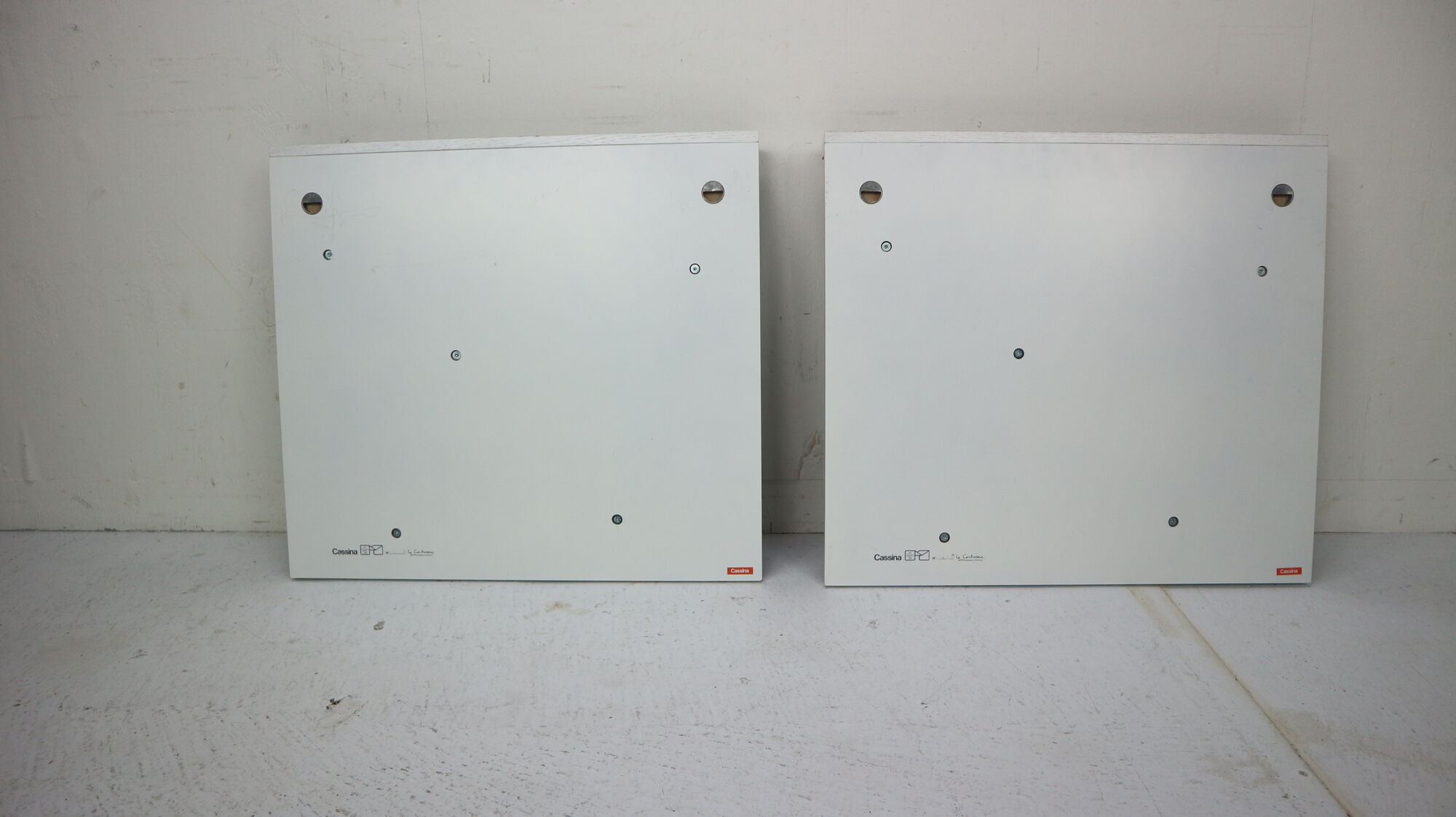Set of 2 coat racks LC17 by Le Corbusier for Cassina, 2010, Italy