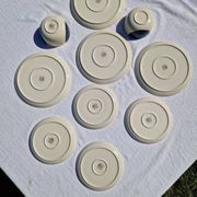 Set of 8 Plates and 2 Bowls Julie Goodwin Habitat Longitude Blue Stoneware Style