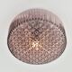 Mid-century modern amethyst glass flush mount, 1970s