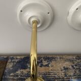 Pair of art deco wall lamps electrified to nine
