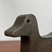 Puzzle en bois vintage avec figurines de canards