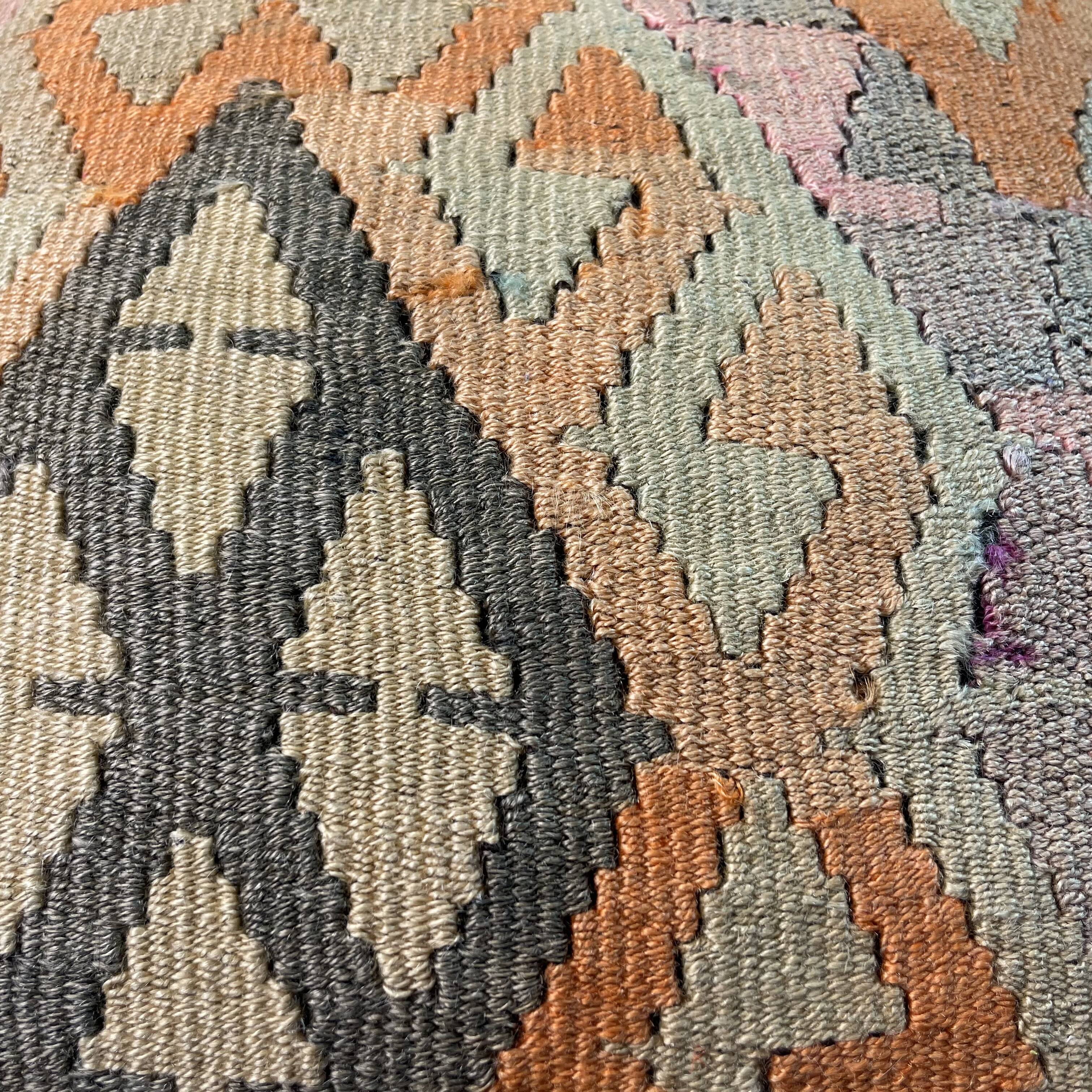 Housse de coussin Kilim turc vintage, 45 x 45 cm