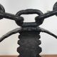 Pair of brutalist candlesticks