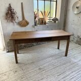 Table de ferme en cerisier