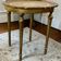 Vintage Florentine round side table / side table