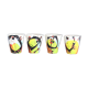 Set of 4 cups espresso/coffee glazed ceramic Patrick Galtier
