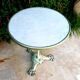 Pair of bistro gueridon late 19th century early 20th