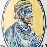 Italian Apothecary Ceramic Table Lamp Pharmacy Albarello, circa 1870-1885