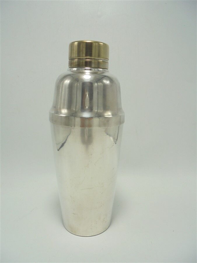 Silver metal shaker